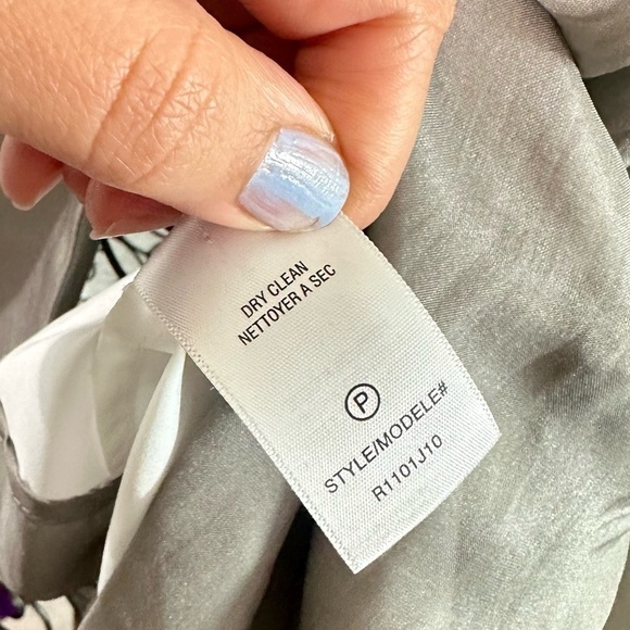 Robert Rodriguez grey 100% silk blazer size 8 - Picture 9 of 9